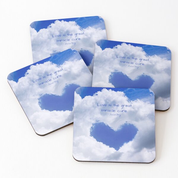 Item preview, Louise Hay Quote, Love is the great miracle cure, Heal Yourself designed and sold by MamaSweetea.