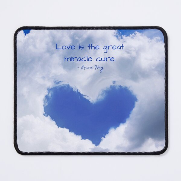 Item preview, Louise Hay Quote, Love is the great miracle cure, Heal Yourself designed and sold by MamaSweetea.