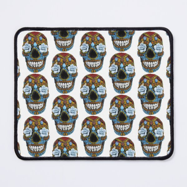 Item preview, Day of the Dead Concrete Skull designed and sold by TheArtBarCafe.