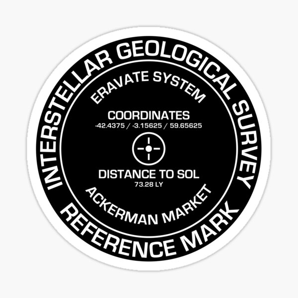 Item preview, Interstellar Geological Survey Marker designed and sold by betterthanpbr.