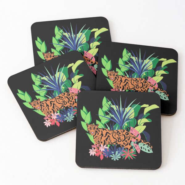Item preview, Tropical Jungle with Leopard designed and sold by JulieSouster.
