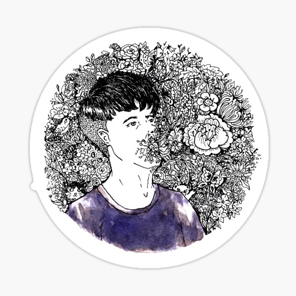 Say It With Flowers Sticker