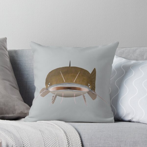Item preview, Flathead Catfish - Fish Head designed and sold by fishfolkart.