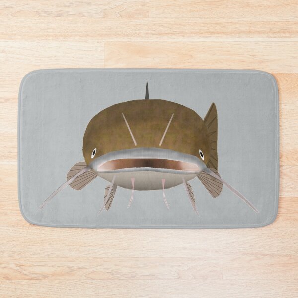 Item preview, Flathead Catfish - Fish Head designed and sold by fishfolkart.