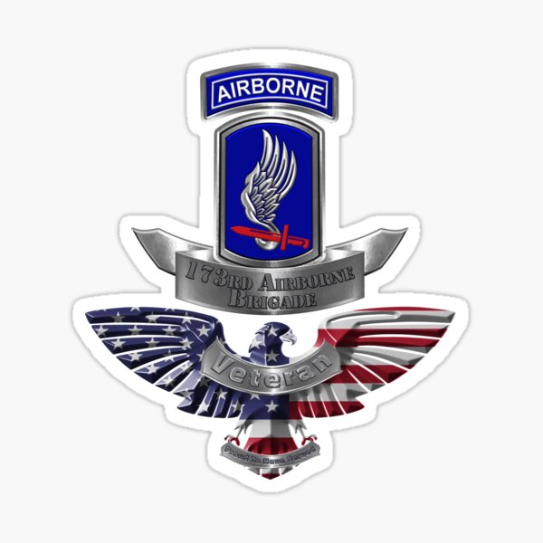 173rd Airborne Brigade Sticker M619 Sky Soldiers Military Armed Forces 