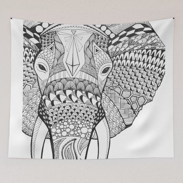 Item preview, Elephant Face designed and sold by maheart83.