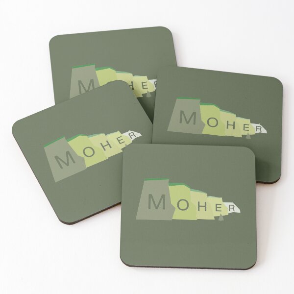 Item preview, Ireland Cliffs of Moher Irish Geometric Art  designed and sold by IronEcho.