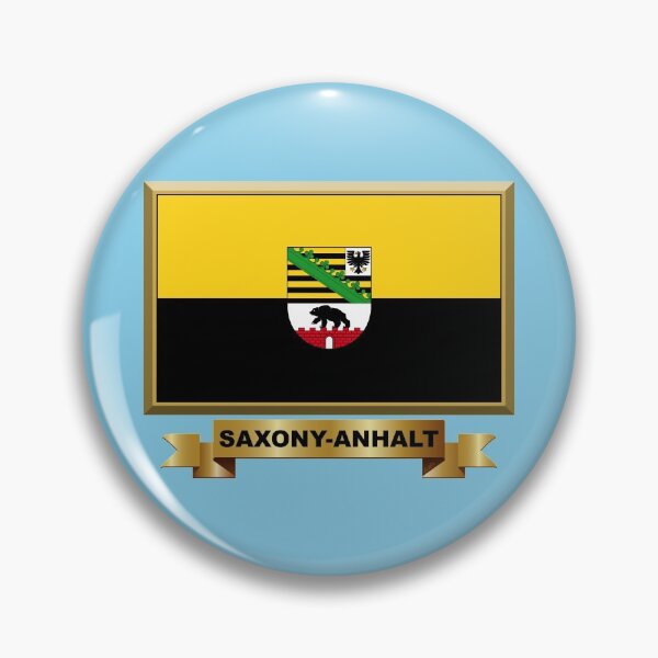 Item preview, SAXONY-ANHALT Flag Gifts, Masks, Stickers & Products (N) designed and sold by mpodger.