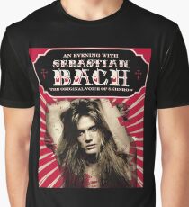 concert tour date Sebastian Bach time cl6 Graphic T-Shirt