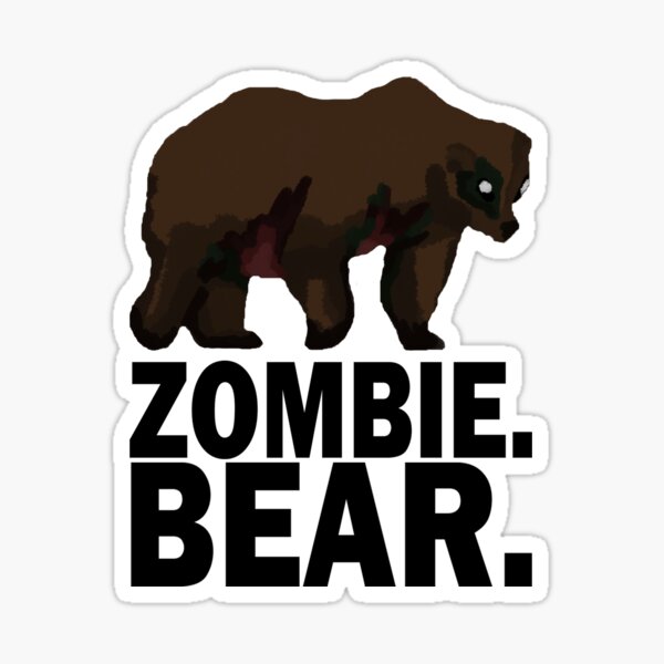 Z-Nation: Zombie-Bär Sticker