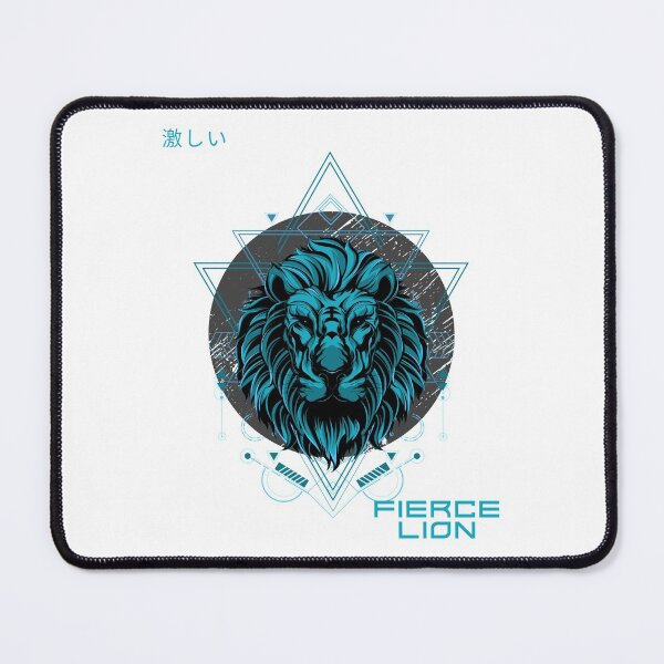 Item preview, Fierce Lion Digital Art Shirt designed and sold by PopUpMopShop.