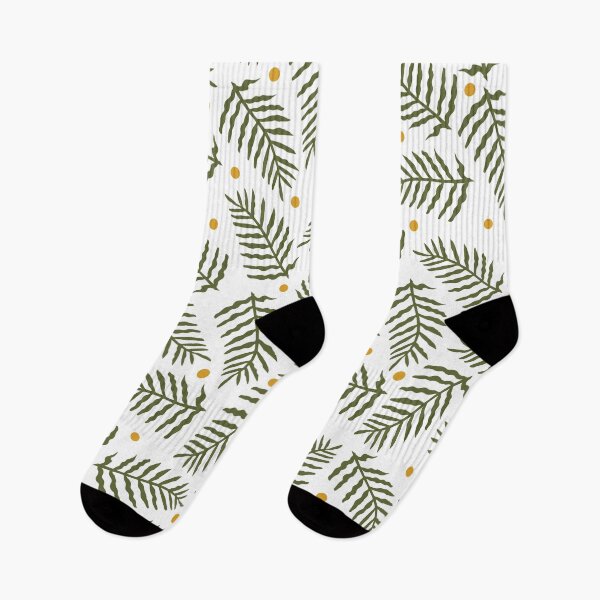 Item preview, pattern leaf set green and yellow designed and sold by Sen5conway.