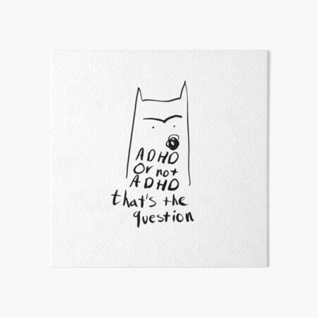 To be or not to be Art Board Print