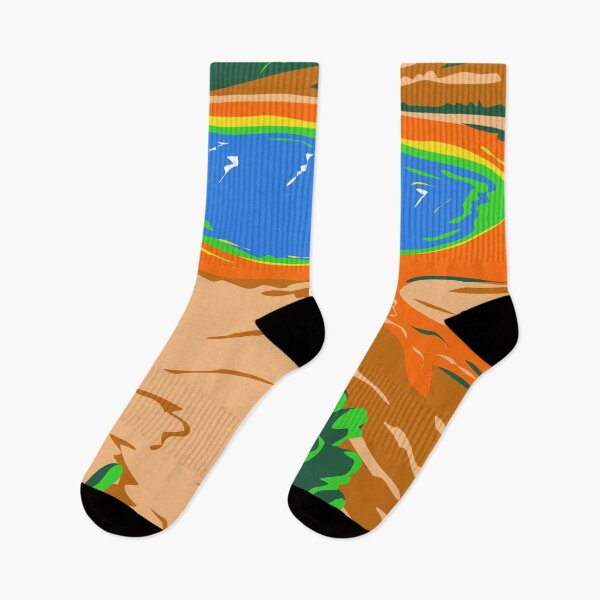 Item preview, Yellowstone National Park Grand Prismatic Spring Vintage designed and sold by KrisSidDesigns.