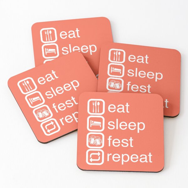 Item preview, Eat Sleep Fest Repeat designed and sold by hailish.