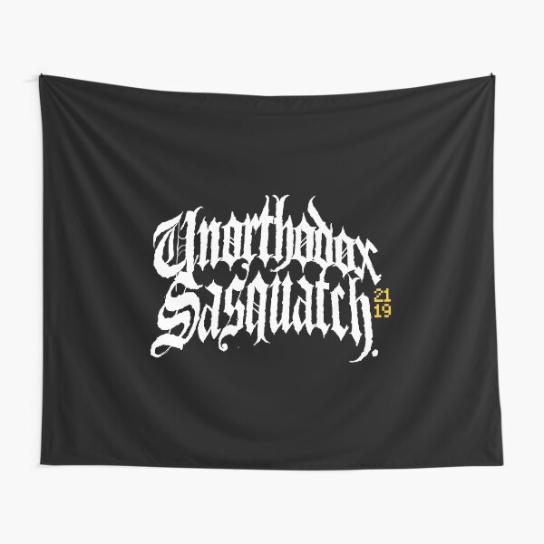 Unorthodox Sasquatch Tapestry