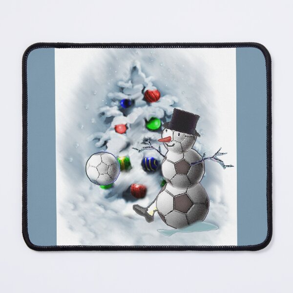 Item preview, Soccer Ball Snowman Christmas  designed and sold by springdaleshops.