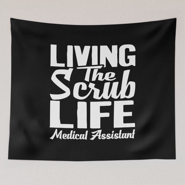 Item preview, Living The Scrub Life Medical Assistant , Nurse  Paramedic Assistant Hospital Life Medical Profession designed and sold by Merchking1.