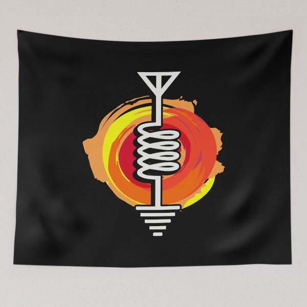 Item preview, Antenna Schematic Ham Radio Ground Amateur Operator designed and sold by Merchking1.