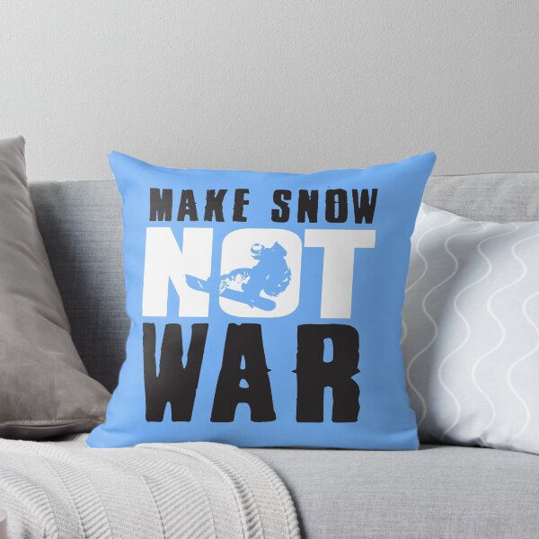 Artikelvorschau, Skiing: make snow not war! entworfen und verkauft von nektarinchen.