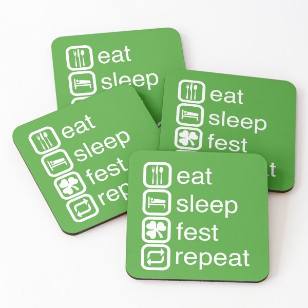 Item preview, Eat Sleep Irish Fest Repeat designed and sold by hailish.