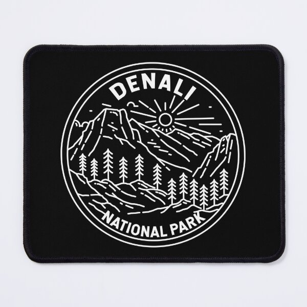Item preview, Denali National Park Alaska Monoline designed and sold by KrisSidDesigns.