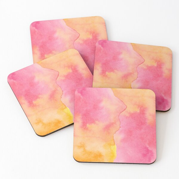 Item preview, Red Pink Golden Yellow Abstract Tropical Sunset Sunrise (1of4) designed and sold by DzineVine.