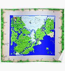 Mining Map King Size Duvet Poster