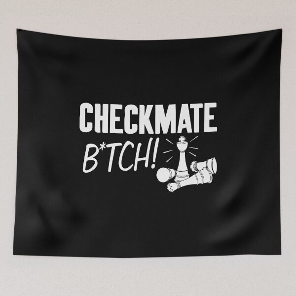 Item preview, Checkmate  Chess Player, Mind Games, Leisure Time, Chess Pun Silent Sports  designed and sold by Merchking1.