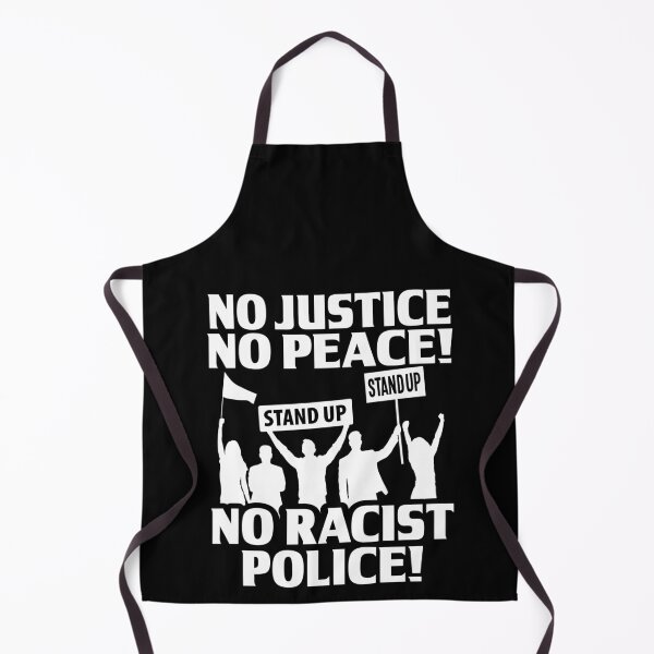 Item preview, No Justice No Peace No Racist Police Black History Month designed and sold by Merchking1.