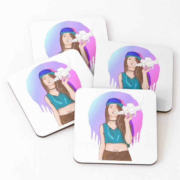 Item preview, Smoking Rapper Girl designed and sold by artorno.