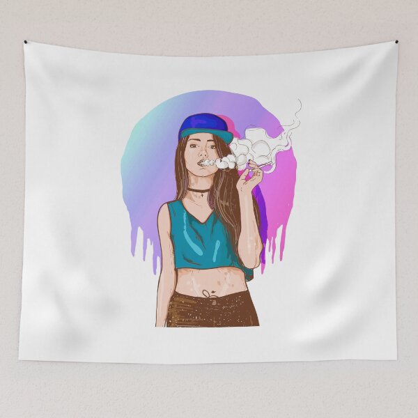 Item preview, Smoking Rapper Girl designed and sold by artorno.