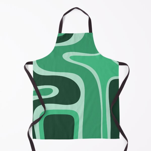 Item preview, Copacetic Retro Abstract Pattern in Jade Green Tones designed and sold by kierkegaard.