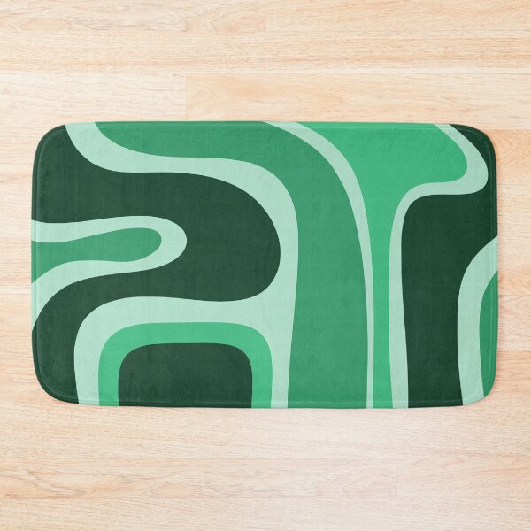 Item preview, Copacetic Retro Abstract Pattern in Jade Green Tones designed and sold by kierkegaard.