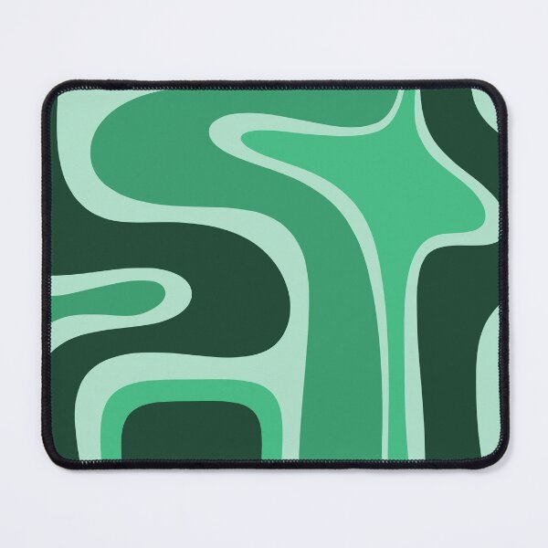 Item preview, Copacetic Retro Abstract Pattern in Jade Green Tones designed and sold by kierkegaard.