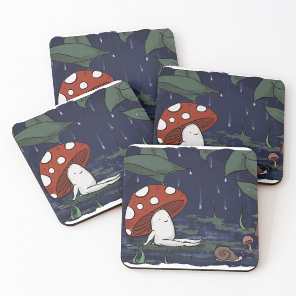 Item preview, Little Mushroom Man Rainy Days designed and sold by natalieebee.
