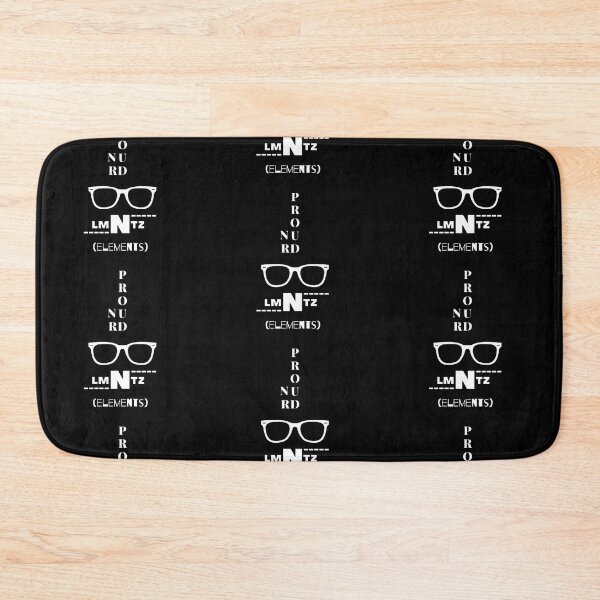 Item preview, LMNTZ: Proud Nurd White on Black designed and sold by TheSignsofSOIL.