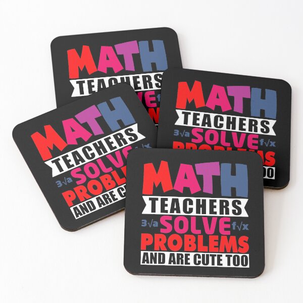 Item preview, Math Teachers Solve Problems And Are Cute Too designed and sold by tw2us.