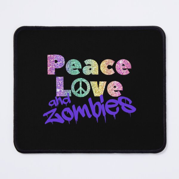 Item preview, Peace Love and Zombies designed and sold by Rooster Syndicate.