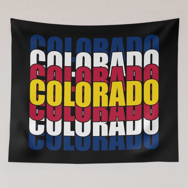 Item preview, Colorado State Flag Typography designed and sold by that5280lady.