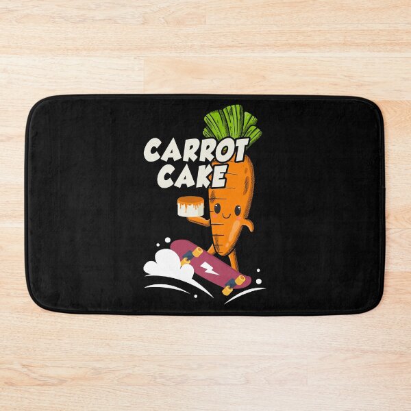 Item preview, Carrot Cake Day Punny Vegan Vegetarian Healthy Foodie Skater designed and sold by Merchking1.