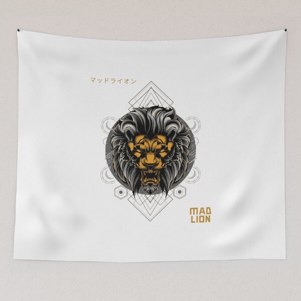Item preview, Mad Lion Digital art Shirt designed and sold by PopUpMopShop.