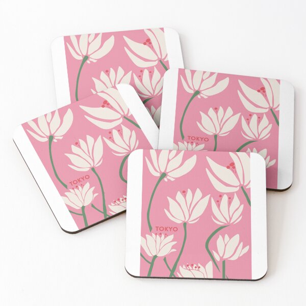 Item preview, Tokyo Pink Flowers Classic  designed and sold by TwoLegsVintage.
