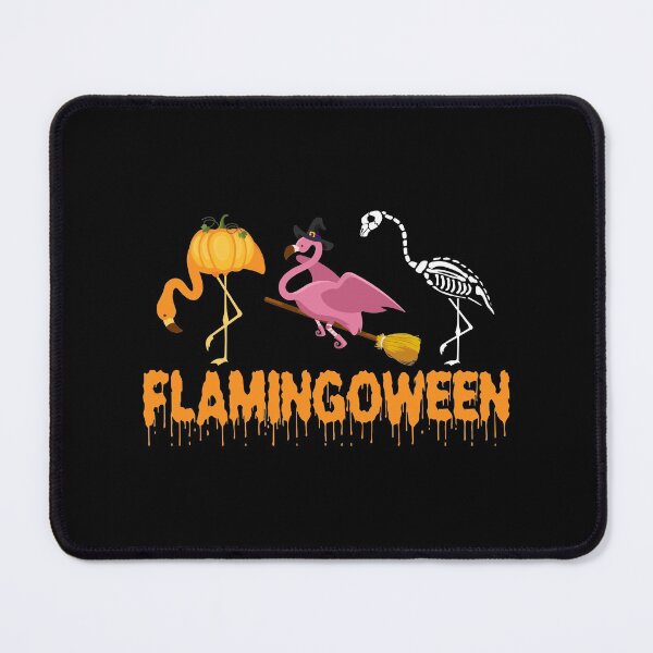 Item preview, Funny Flamingo Halloween, Flamingoween Pumpkin, Witch Flamingoes designed and sold by Merchking1.