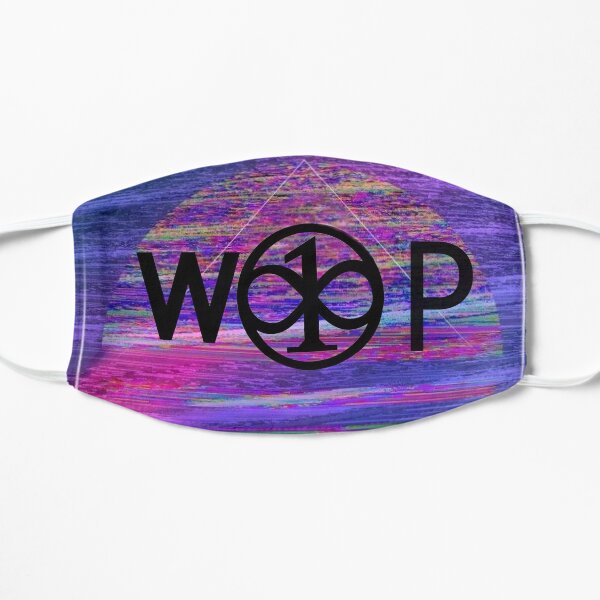 World peace million dollar extreme purple vapour wave design Flat Mask