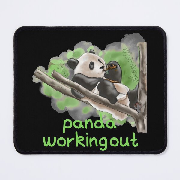 Item preview, Copy of panda working out designed and sold by animalstore11.