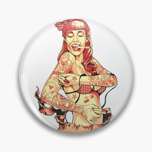 Item preview, Vintage Sexy Drawer Girl RED designed and sold by artorno.