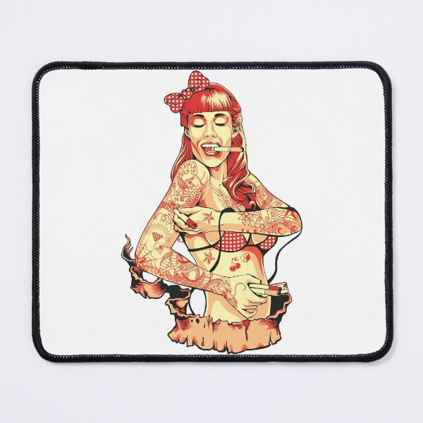 Item preview, Vintage Sexy Drawer Girl RED designed and sold by artorno.
