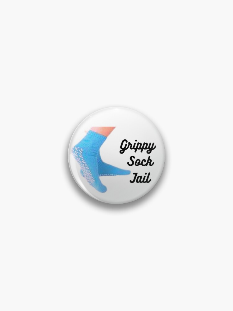 Grippy Sock Jail Pin for Sale by emma-michal