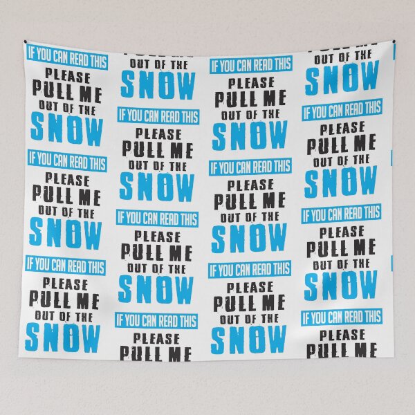Artikelvorschau, Skiing: Pull me out of the snow entworfen und verkauft von nektarinchen.
